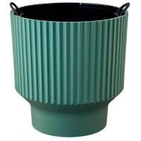 Кашпо Аркада 16,2л нефрит с вставкой 30*30см АР30-32 /1шт/ЛГ