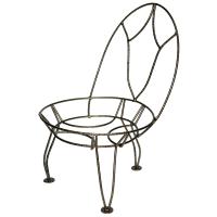 Подставка Настольная РЗДИ Стульчик 1 горшок бронза