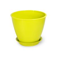 Кашпо Мальта 1,1л фисташковый с поддоном