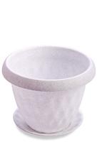 Кашпо "Розетта" 0,9л мрамор С125МРА