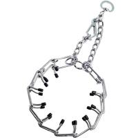 Ошейник строгий быстросъемный с резиновыми наконечниками хром 3мм*55см/26455302/Каскад