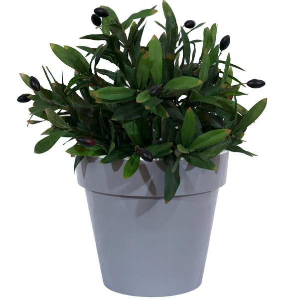 Кашпо Порто 3,5л серый шелк с вставкой /16шт/ДТ