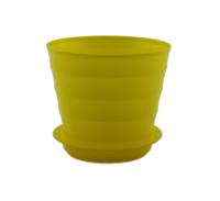 Кашпо Лаура 0,7л желтый ЛР11-40