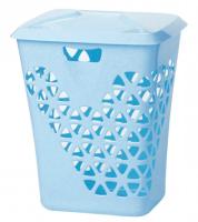 Корзина для белья 60л Венеция голубой М2606