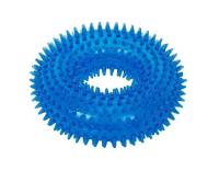 Игрушка для собак Кольцо с шипами Marli из термопластичной резины с пищалкой 12,5см/9120009