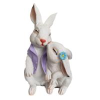 Зайки целуются (белый) L15W12,5H25 718510/F863