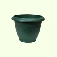 Цветочный горшок Терра 1л зеленый с поддоном