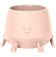 Кашпо Мистер Грин 0,6л пудровый с прик. под. КШ-1844 /18шт/ПП