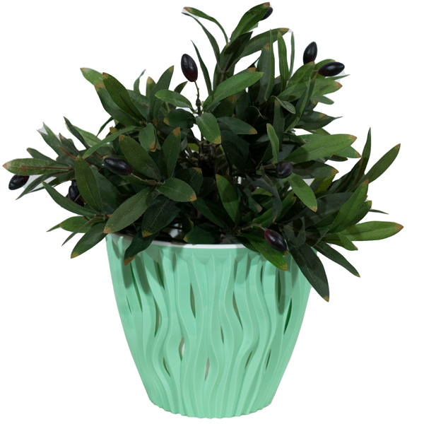 Кашпо Вдохновение 3л мята КШ-5662