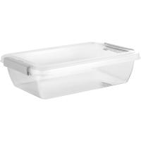 Контейнер д/продуктов с защелками 0,7л HELSINKI прямоуг. натуральный PT5011 /24шт/ПТ