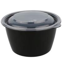 Контейнер 750мл (50шт) с крышкой черный К-144 /300шт/АУ