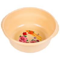 Таз 10л "Новинка" с ручками бежевый 03013