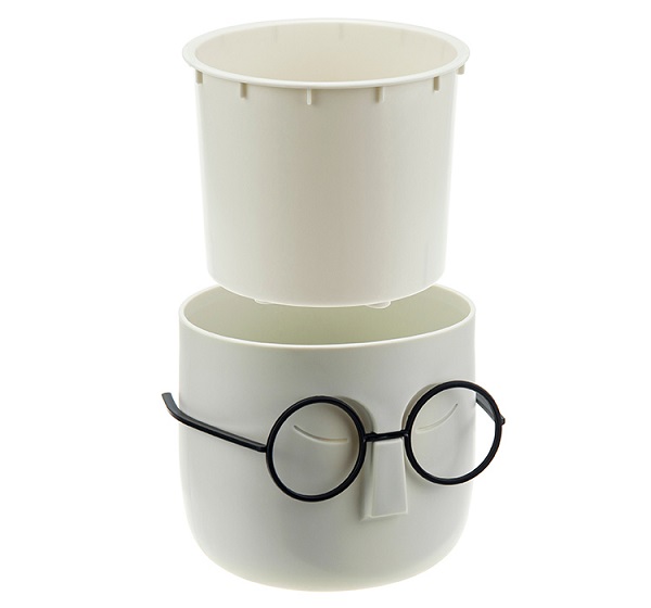 Кашпо СТИВ 0,65л банановый М3079