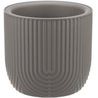 Кашпо РАМОНА D150 1л французский серый с вставкой М3260 /12шт/М-пласт