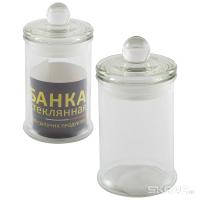 Банка для сыпучих продуктов  стеклянная с крышкой 0,15л BANCA