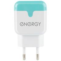 Ззарядное сетевое устройство Energy ET-33 2USB разъёма 2,1А белый 104291 /50шт/