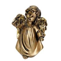 Ангел с фонариком L11W8H15см сусальное золото 626442/А030