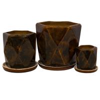 Кристалл из 3-х коричневый