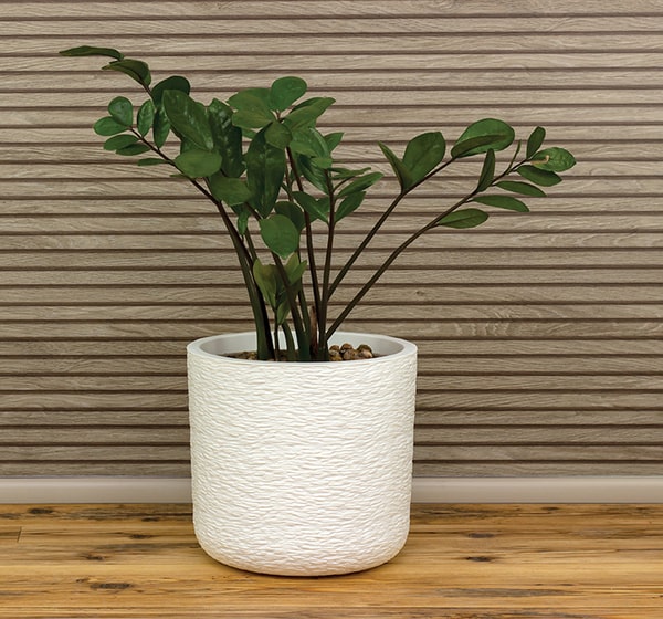 Кашпо СЛАНЕЦ 9.5л графитовый М3200