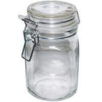 Банка стеклянная 250мл БУГЕЛЬНЫЙ ЗАМОК с крышкой /154шт/ОП