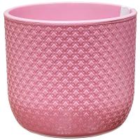 Кашпо Клевер 4,5л пионовый с вставкой /шт/ДТ 