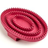 Инструмент Скребница резина д/лошадей Ezi-Groom145мм розовый (Великобритания)