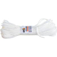 Шнур бельевой 20м жесткий высокопрочный белый 082293