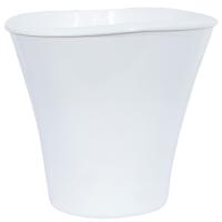 Кашпо Лагуна 1,5л белый с вставкой /15шт/ДТ