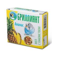 Витаминный мел для птиц с лакомкой анананс 35гр