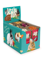 Лакомство для грызунов из луговых трав с наполнителем ассорти Корзинка Литтл Ван 65гр