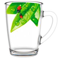 Кружка Живая природа Зеленый лист 300мл 334-Д /12шт/ДК
