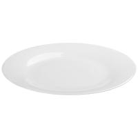 Тарелка столовая Classica 23,2см опал.стекло белая 110681 /6шт/Mallony