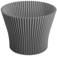 Кашпо Lotos Dlo 15*12,7см серый 071684 