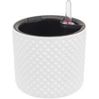 Кашпо ФАСЕТ D150 2л белый с автополивом+вставкой М3235