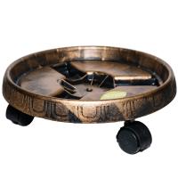 Поддон на колесах 30*10см золото LT80101BR /шт/LISTOK