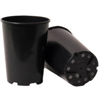 Горшок для рассады 3л черный (Роза) литье 16*20,5см ЗД16Р