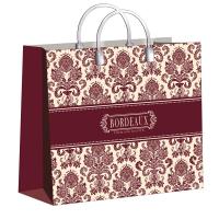 Пакет подарочный 30*30 Бордо мягкий пластик 150мк /40шт/