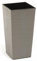 Кашпо Рапис 57см 15л матовое капучино с вставкой 07050 /5шт/Арз