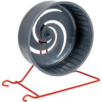 Игрушка Колесо D140 литое на металлической подставке для грызунов /3139 