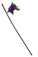 Игрушка для кошек Дразнилка удочка Волшебное перо 46см К2120