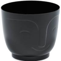 Кашпо ATENA 2,2л 16,5*14см черный 197 /5шт/