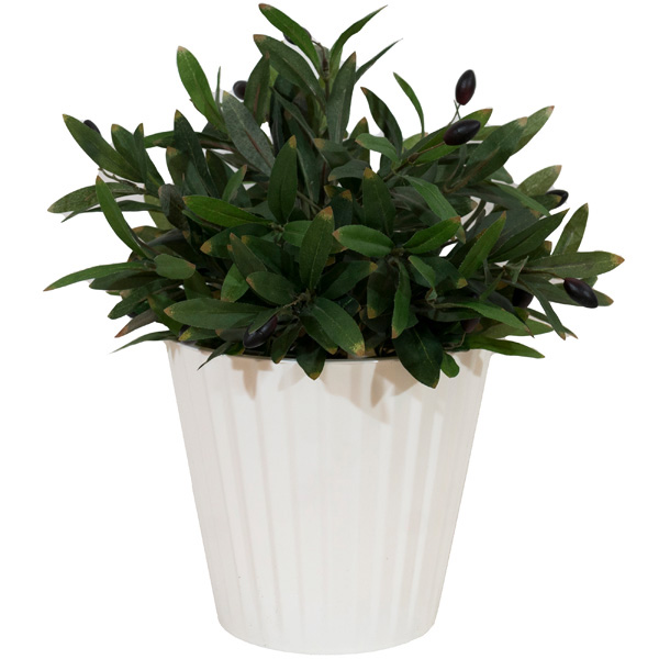 Кашпо Sand D190 3,3л белый с вставкой IG64011 /9шт/ПР