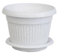 Кашпо ЛИВИЯ 2,8л мрамор М 3019