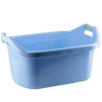 Таз 40л V=46л овальный голубой  
