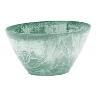 Кашпо МИКРИТ овал 1,4л зеленый слайн М3108 /16шт/М-пласт