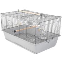 Клетка д/птиц РИО-1 78*48*41см разборная (укомплект)св-сер-хром/4780св-сер-хром/Дарэлл