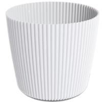 Кашпо Milly Round 0,7л 11*9,5см белый DMI110-S449 