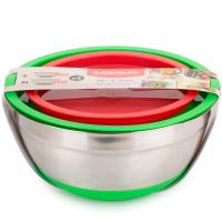 Набор мисок с крышками MIX&STORE 2шт 1.5л+2.4л