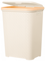 Корзина для белья Плетенка 55л прямоуг с крышкой