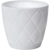 Кашпо Мираж D19,5 3,7л белый с прик. под. 5PL0794 /8шт/ТП